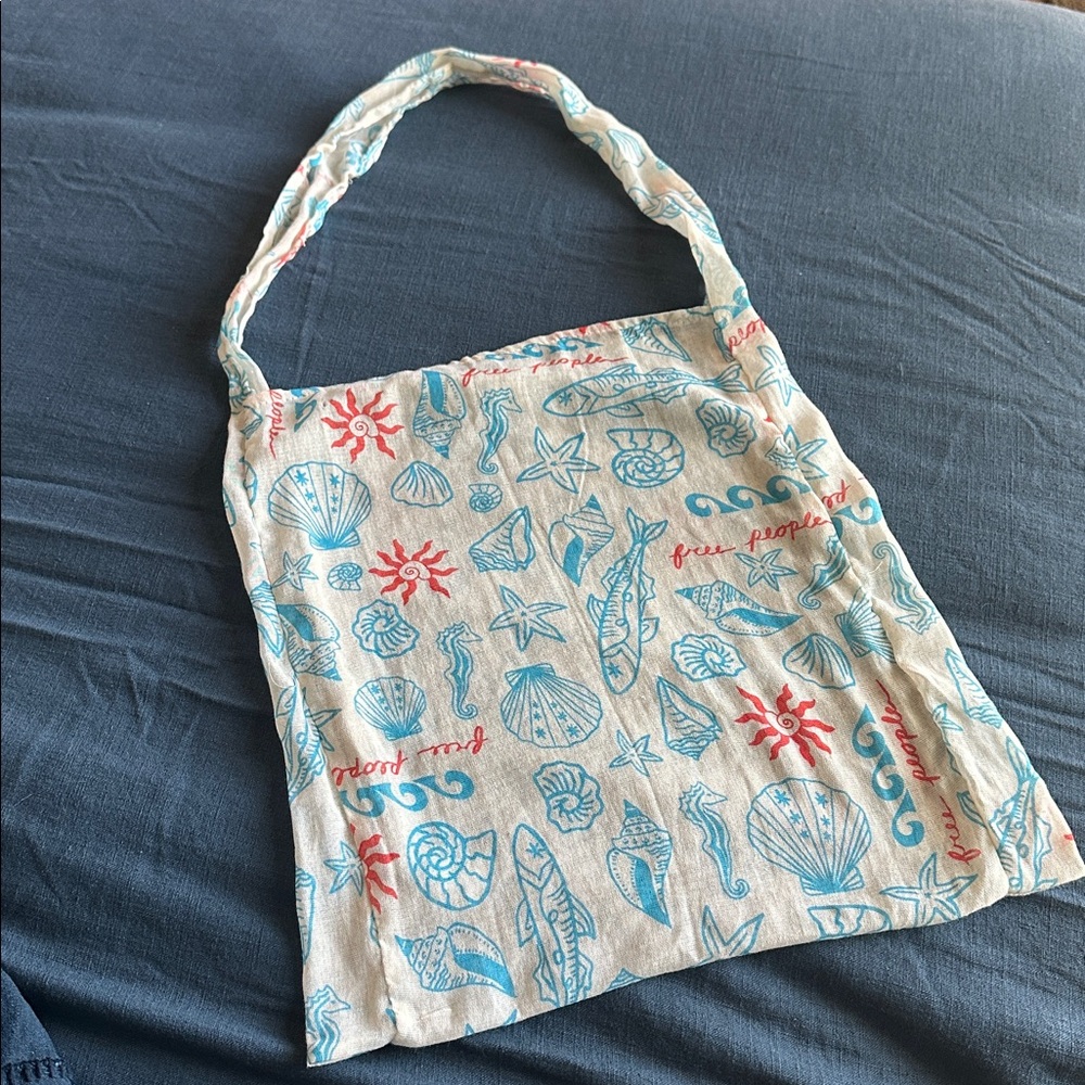 Free People Beach Theme Tote Bag
